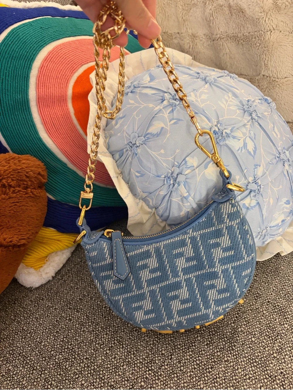 Fendi branded hobo